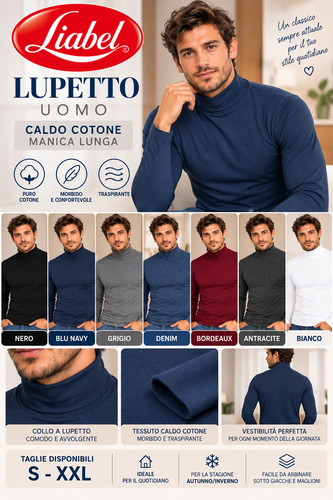 Lupetto uomo liabel - lupetto, manica